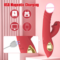Masturbateur vibrant en forme de lèvres rouges, stimulateur vaginal, jouets sexuels pour femmes, vibrateurs lapin