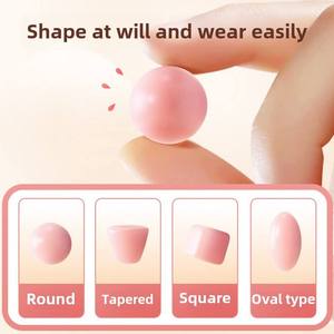 6 Paires de Bouchons d'Oreilles en Silicone pour Dormir, Réduction du Bruit, Lavables, Imperméables, Souples, Réutilisables, Protection Auditive, Bouchons d'Oreilles Silencieux pour Dormir - Product Image 5