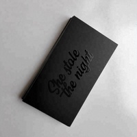 Carte de remerciement personnalisée en papier texturé de luxe avec logo en feuille d'aluminium, cartes de commande pour entreprise, impression de cartes de remerciement pour petites entreprises