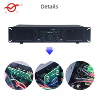 Kit de karaoké avec amplificateur de puissance audio Bluetooth, caisson de basses professionnel, amplificateur de basses