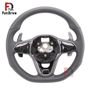 Volante <span class=keywords><strong>de</strong></span> Cuero Perforado <span class=keywords><strong>de</strong></span> Alta Calidad para VW Volkswagen, <span class=keywords><strong>Kit</strong></span> <span class=keywords><strong>de</strong></span> Reequipamiento para Todos los Modelos - Product Image 4