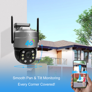 V380 kamera keamanan, kamera keamanan 4G wifi pelacak otomatis 4G SIM <span class=keywords><strong>Card</strong></span> 4G luar ruangan mendukung 2MP 3MP 5MP 4G SIM 4G - Product Image 6