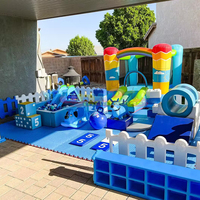 Manège gonflable commercial Bettaplay, carrousel blanc, aire de jeux intérieure/extérieure pour écoles, aire de jeux souple