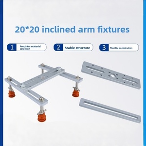 Kit complet de gabarits pour main mécanique sur mesure, version épaissie, avec pince à ventouse en plastique 200*200 et raccords flexibles 6 - Product Image 6