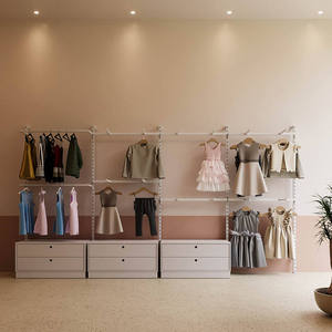 Perchero de Pared Metálico Personalizado para Ropa de Niños |   Exhibidores para Boutiques |   Muebles de Fábrica |   Diseño de Tienda Integral para Niños - Product Image 5