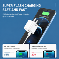 Chargeur mural USB-C double port 30W GaN, PD 30W QC 18W, charge rapide, compatible ordinateur portable, multi-protocoles PPS, iPad Pro pour 16/15