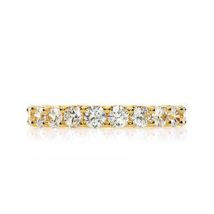18K White/Yellow/Rose Gold Lab Diamond Ring - Product Image 5