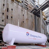 Réservoir de stockage d'oxygène liquide cryogénique sous pression ZNZH 10m3, réservoir de stockage de CO2 liquide horizontal multifonction