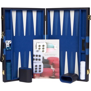 Elegante Portatile Da Viaggio <span class=keywords><strong>Gioco</strong></span> Da Tavolo Da Tavolo Similpelle <span class=keywords><strong>Backgammon</strong></span> - Product Image 5