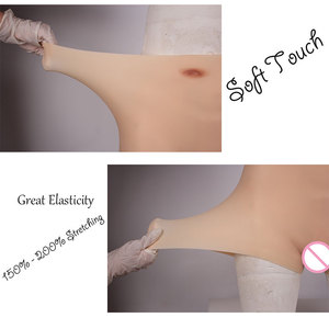 Yapay gerçekçi vajina sahte kedi popo ve kalça külot tam silikon popo kaldırma Transgender için kalınlaşmış pantolon - Product Image 5