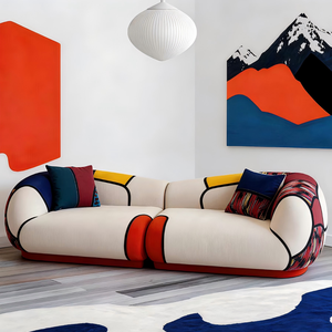 Factory Direct Vacuum Packed Compressed Modular <b>Sofa</b>, Multi Color Woven Fabric Ready Stock Portable Compressed Couch Wholesale - Product Image 1