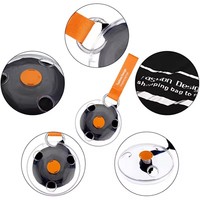 Convient dans la poche Bolsa réutilisable Plegable grands sacs d'épicerie réutilisable enroulable en nylon sac fourre-tout pliable pour faire du shopping