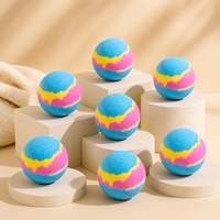 Bombe de bain pour enfants avec jouet surprise à l'intérieur, produit de bain effervescent parfumé, OEM ODM, étiquette privée