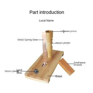 Primera LEY <span class=keywords><strong>DE</strong></span> Newton Demostrador <span class=keywords><strong>de</strong></span> inercia Escuela secundaria <span class=keywords><strong>de</strong></span> madera Mecánica física Equipo experimental <span class=keywords><strong>Enseñanza</strong></span> - Product Image 4