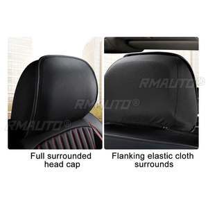 1PC Housse de siège de voiture universelle de luxe en cuir PU, imperméable, respirante, coussin de protection pour siège de voiture, compatible avec la plupart des SUV - Product Image 6