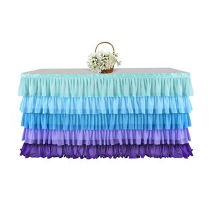 Rectangle White <b>Table</b> Skirting Designs <b>Table</b> Skirt <b>Table</b> - Product Image 1