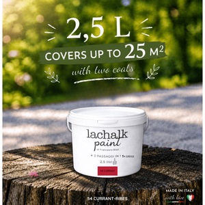 54 CURRANT 25 lt LaChalk the evolution of <b>chalk</b> paint Where <b>chalk</b> meets resin: Hybrid <b>Chalk</b> Resin Paint made in Italy - Product Image 2