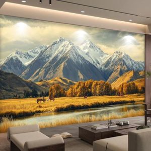 Murale murale de scène de plage relaxante, taille personnalisée pour hôtel et maison, sans coutures visibles - Product Image 4