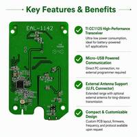 Module émetteur-récepteur USB RF433MHz personnalisé, carte récepteur sans fil 433MHz, système de commutation intelligent PCBA à commande à distance