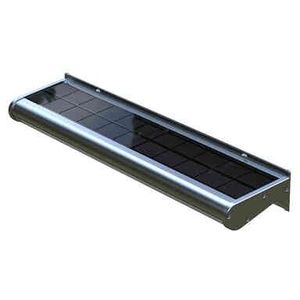 ไฟป้ายโฆษณาพลังงานแสงอาทิตย์อัจฉริยะขนาด60ซม., ไฟสัญญาณ LED 10W พร้อมเซ็นเซอร์วัดแสง, กันน้ำ IP65, ไฟส่องสว่างป้ายโฆษณา - Product Image 1