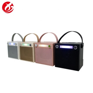 Wholesale All-in-One RGB LED Plastic HiFi Sound <strong>5</strong>.3 Kids &amp; Adults Karaoke Subwoofers Portable <strong>Speaker</strong> with Dual Mics - Product Image 3