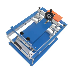 Machine d'impression sérigraphique à écran incurvé spécialisée, presse cylindrique manuelle pour bouteilles en verre et tasses - Product Image 3