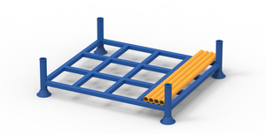 <strong>Stacking</strong> <strong>Rack</strong> Moldular Post Pallet Portable Plate <strong>Stacking</strong> Storage Pipe Foldable Steel <strong>Stacking</strong> <strong>Rack</strong> System - Product Image 3