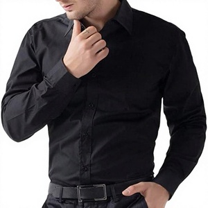Chemise formelle pour hommes dernière mode à manches longues en gros OEM meilleure vente quantité minimale de commande bas prix pas cher conception personnalisée de haute qualité - Product Image 3