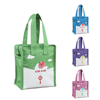 Sac isotherme portable personnalisable pour le déjeuner de Noël, sac isotherme pour enfants, en aluminium, avec fermeture éclair, en polyester, tendance alimentaire