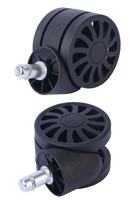 Roulettes pivotantes BL 60 mm (nylon) pour petits meubles et chaises de bureau - Durables et écologiques