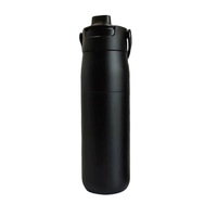 Gobelet isotherme à double paroi en acier inoxydable 304, sans BPA, lavable, avec couvercle torsadé, finition mate, qualité alimentaire, réutilisable, faible MOQ