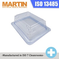 Plateau thermoformé médical OEM personnalisé, emballage plastique jetable transparent en APET pour instruments chirurgicaux
