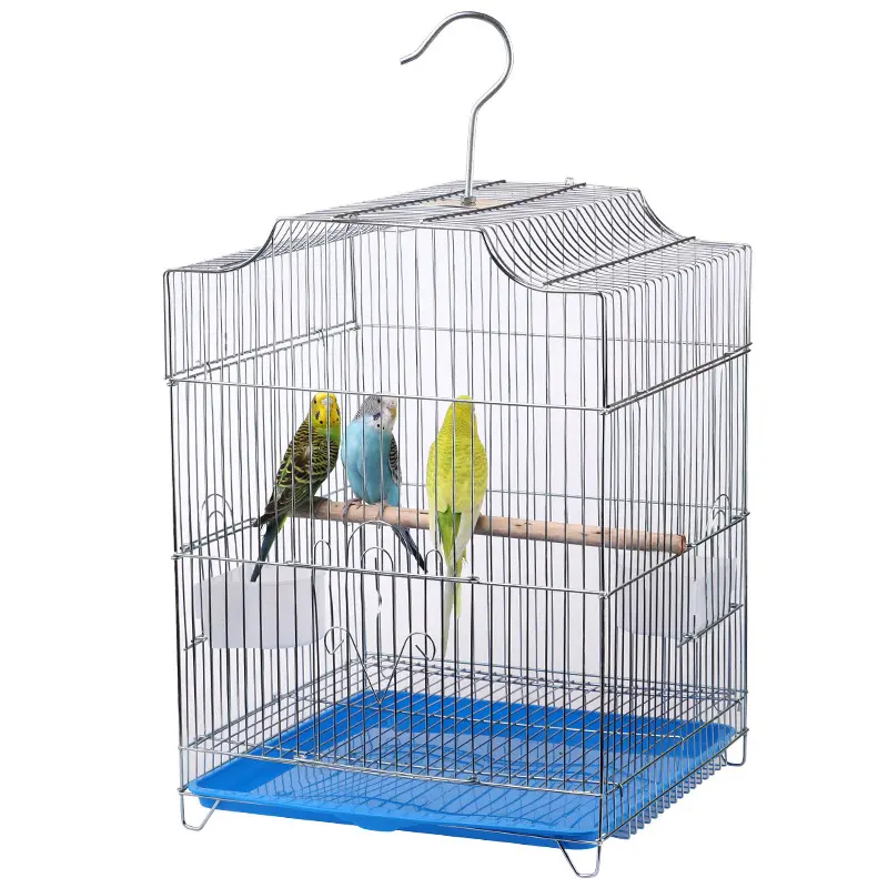 Gaiolas de pássaros dobráveis, gaiolas para áreas internas e externas, grande, multicolor, de papagaio, canário, para venda