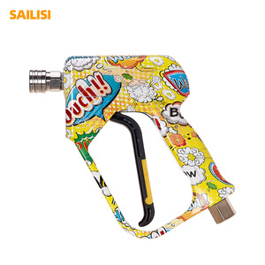 Pistolet à eau haute pression en laiton massif 3000 Psi Pistolet court pour lavage de voiture 1/4 ''Pièce d'équipement de nettoyage - Product Image 1