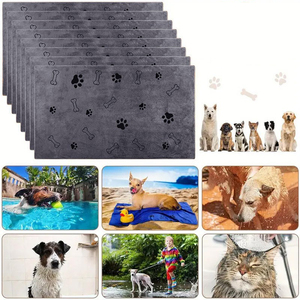 Telo da bagno per animali domestici più venduto-asciugatura rapida altamente assorbente spesso ed extra Large - Product Image 4