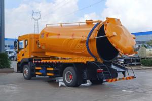 รถบรรทุกดูดสิ่งปฏิกูล Dongfeng D9 ขนาด 13500 ลิตร แบบ 4x2 พร้อมตัวเลือกปั๊มสุญญากาศหลายแบบ สำหรับเก็บอุจจาระและน้ำเสีย สำหรับส่งออก - Product Image 6