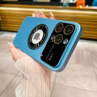 Nouvelle coque de téléphone portable magnétique antichoc en PC avec protection d'écran pour iPhone 14 13 12 11 Pro Max, finition givrée