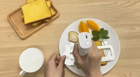 Mini Impresora de Alimentos Comestibles, Impresora Portátil para Pan, Impresora de Tinta de Inyección Manual para Alimentos, Impresora de un Solo Color