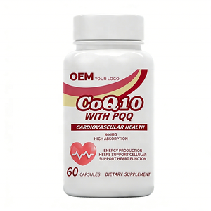 Complément alimentaire OEM CoQ10 400MG en gélules pour soutenir la fonction cardiaque et la production d'énergie cellulaire - Product Image 1