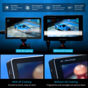 Monitor de Cámara FEELWORLD P7XL de 7 Pulgadas, 1500nit, 10 bits, Fabricante ODM, Aluminio Batería Integrada Monitor de Campo para Cámara DSLR HDMI 2.0 - Product Image 4