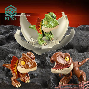 Figurines d'<span class=keywords><strong>action</strong></span> HS 9 PCS Modèle d'oeuf de <span class=keywords><strong>dinosaure</strong></span> mordant au doigt Squeeze Fidget Blind Box Jouets Animaux en plastique pour les filles - Product Image 4