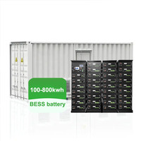 Batterie Lifepo4 100kwh 200kwh 250kw 250kwh 300kw 300 kwh Prix du système de stockage d'énergie Conteneur hors réseau Batterie solaire au lithium