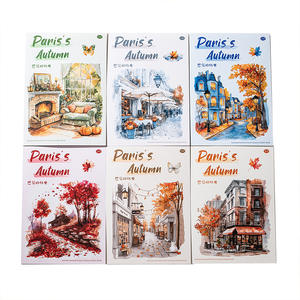 20 autocollants par paquet, collection automne <span class=keywords><strong>Paris</strong></span>, thème paysages <span class=keywords><strong>de</strong></span> voyage, double matériau, autocollants adhésifs, décoration <span class=keywords><strong>de</strong></span> vacances, finition brillante - Product Image 5