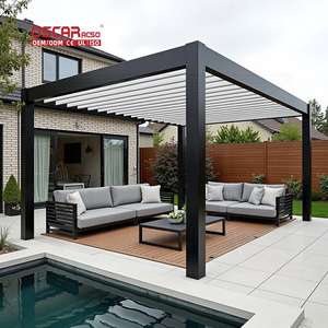 ศาลาพักผ่อนกลางแจ้ง/ในร่ม แบบเคลื่อนย้ายได้ พร้อมอ่างจากุซซี่  โครงสร้างไม้สีขาว  แบบปรับมือ  พร้อมหลังคาเพอร์โกลา - Product Image 2