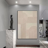 Seni asli pabrik langsung 100% dilukis tangan Modern 3D tekstur abstrak kanvas dekorasi dinding Modern 3D tekstur minyak gantung