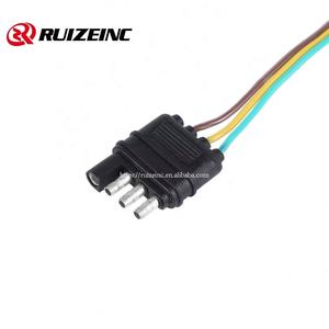 도매 픽업 트럭 트레일러 4 핀 터미널 와이어 빔 자동차 변환 플러그 연결 케이블 전원 코드 - Product Image 3