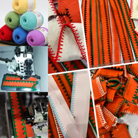 CE-Zertifizierte Industrielle Teppichbindemaschine mit Weitspannungsbereich, Hochleistungs-Overlock-Kantenmaschine, Decken-Overlockmaschine für Textilien