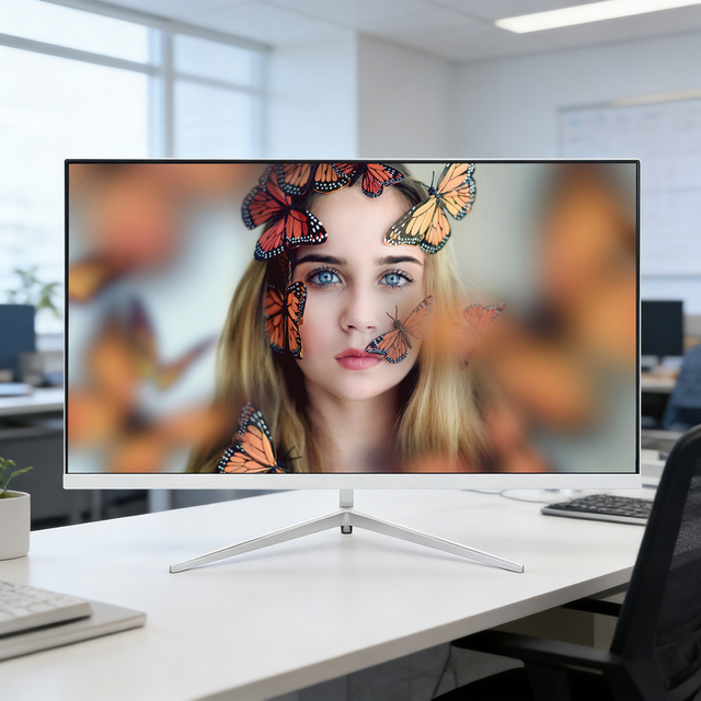 Rebekah China Factory Hot Sale 75/100Hz 1k/2K Home/studio Frameless Monitor Flat Monitor 21.5-27 Inch Office Monitor