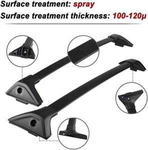 2 uds portaequipajes de aluminio para techo, barra transversal, compatible con <span class=keywords><strong>Toyota</strong></span> <span class=keywords><strong>RAV4</strong></span> 2019-2022 - Product Image 6