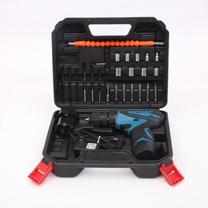 Ensemble de perceuse sans fil Hong Rong, batterie lithium, mini kit, outils pour usage domestique avec embouts et accessoires - Product Image 1